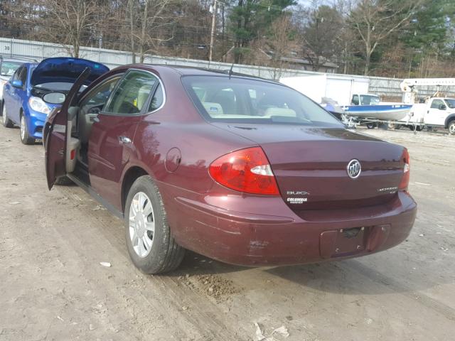 2G4WC582571244774 - 2007 BUICK LACROSSE C RED photo 3