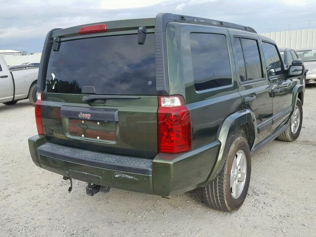 1J8HH48K26C297846 - 2006 JEEP COMMANDER 绿色 照片 4