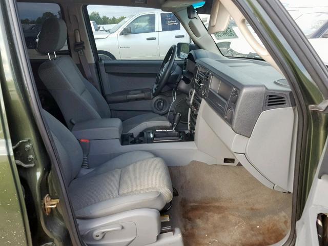 1J8HH48K26C297846 - 2006 JEEP COMMANDER 绿色 照片 5