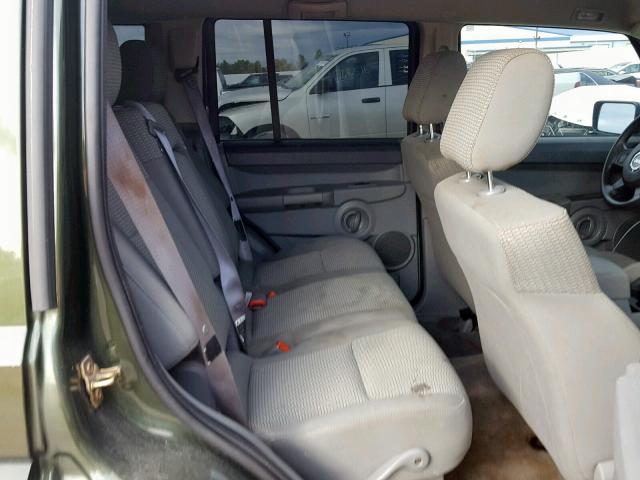1J8HH48K26C297846 - 2006 JEEP COMMANDER 绿色 照片 6