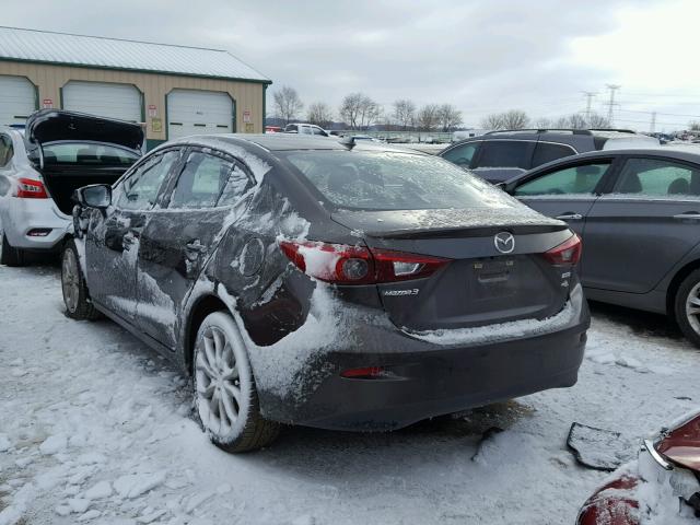 JM1BM1V30F1272122 - 2015 MAZDA 3 TOURING GRAY photo 3