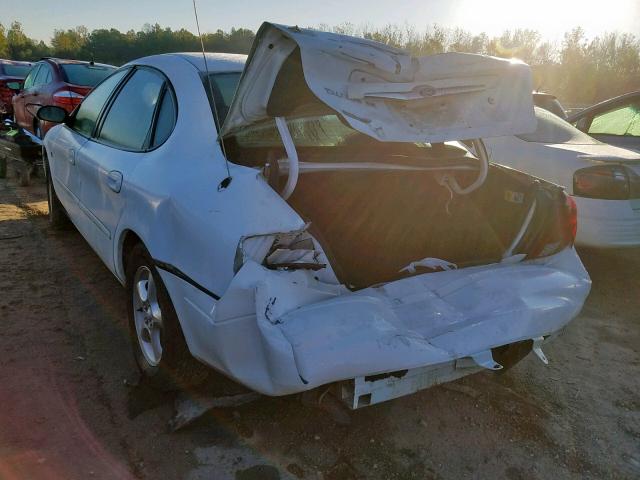 1FAFP55S81A151070 - 2001 FORD TAURUS SES WHITE photo 3