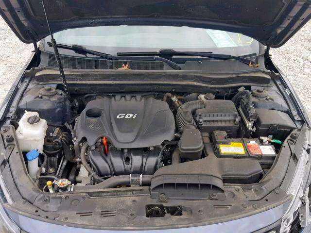 5XXGN4A74FG437641 - 2015 KIA OPTIMA EX GRAY photo 7