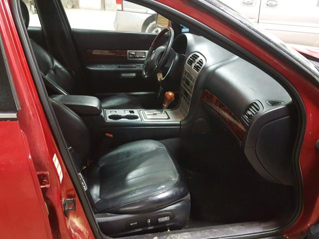 1LNHM86S63Y699411 - 2003 LINCOLN LS RED photo 5