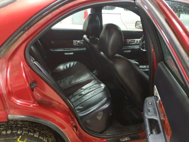 1LNHM86S63Y699411 - 2003 LINCOLN LS RED photo 6