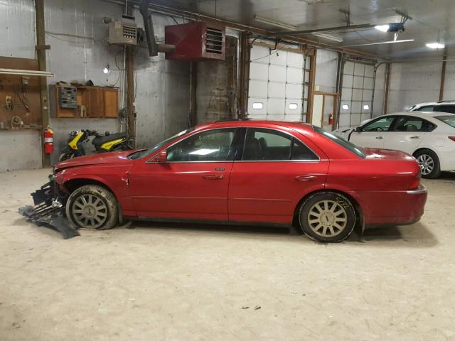 1LNHM86S63Y699411 - 2003 LINCOLN LS RED photo 9