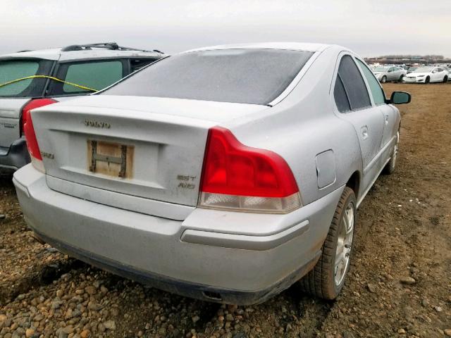 YV1RH592662532796 - 2006 VOLVO S60 2.5T SILVER photo 4