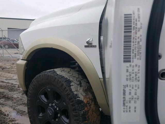 3C6UD5GL6CG123960 - 2012 DODGE RAM 2500 L WHITE photo 10