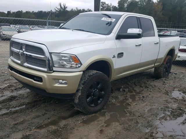 3C6UD5GL6CG123960 - 2012 DODGE RAM 2500 L WHITE photo 2