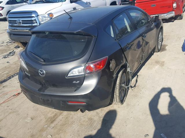 JM1BL1H51A1183376 - 2010 MAZDA 3 S CHARCOAL photo 4