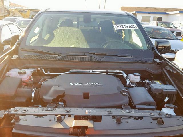 1GCGSCEN6J1160040 - 2018 CHEVROLET COLORADO L BLACK photo 7