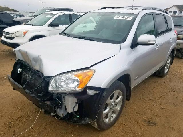 JTMDF4DV3A5030109 - 2010 TOYOTA RAV4 LIMIT SILVER photo 2