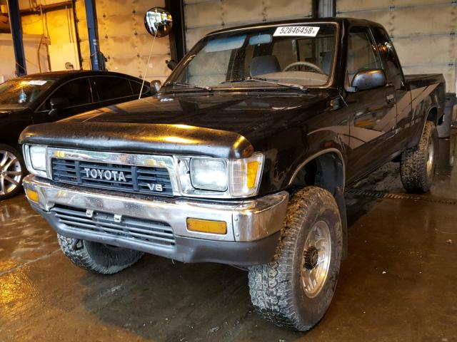 JT4VN13G4K0008594 - 1989 TOYOTA PICKUP 1/2 BLACK photo 2