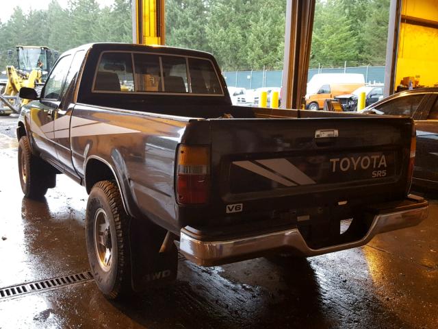 JT4VN13G4K0008594 - 1989 TOYOTA PICKUP 1/2 BLACK photo 3