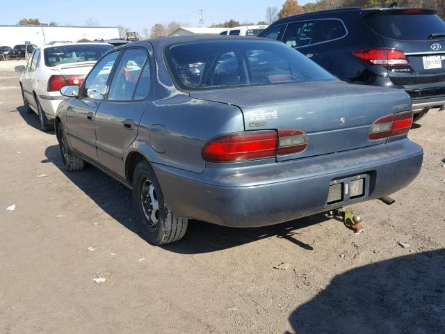 1Y1SK5368PZ027772 - 1993 GEO PRIZM BASE ლურჯი ფოტო 3
