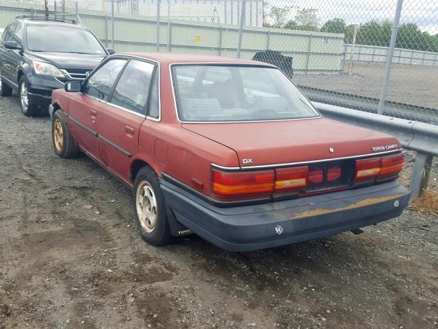 4T1SV21E6LU250531 - 1990 TOYOTA CAMRY DLX RED photo 3