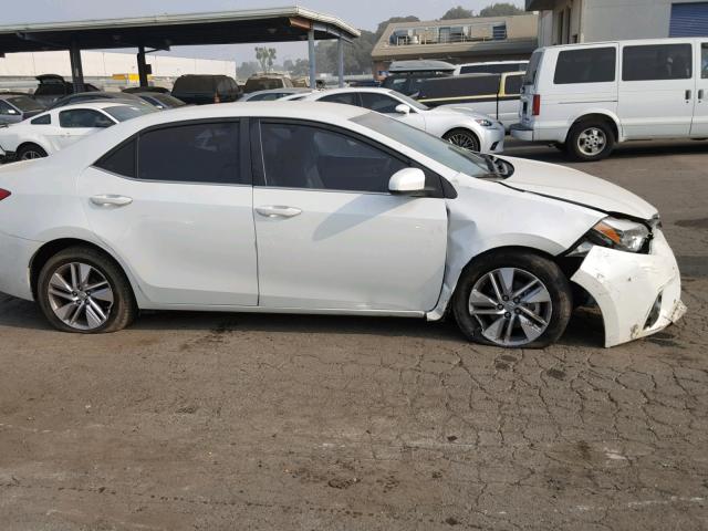 5YFBPRHE5GP421379 - 2016 TOYOTA COROLLA EC WHITE photo 9