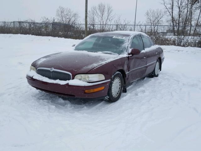 1G4CU5215W4631084 - 1998 BUICK PARK AVENU BURGUNDY photo 2