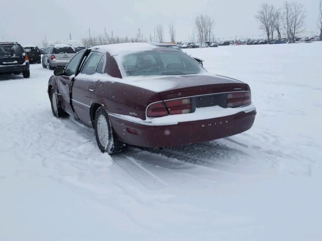 1G4CU5215W4631084 - 1998 BUICK PARK AVENU BURGUNDY photo 3