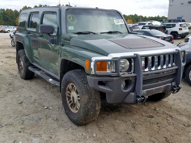 5GTDN136568151654 - 2006 HUMMER H3 GREEN photo 1