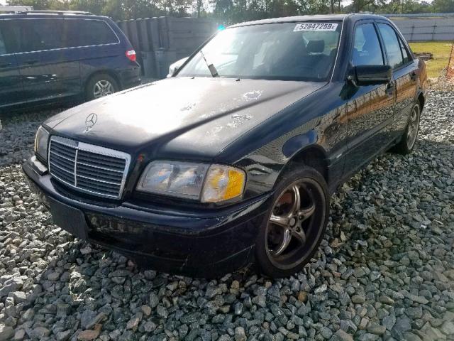 WDBHA29G9XA790302 - 1999 MERCEDES-BENZ C 280 BLACK photo 2