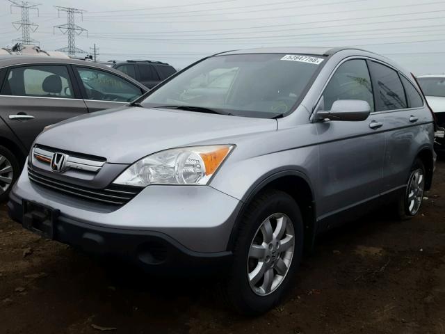 JHLRE48768C025256 - 2008 HONDA CR-V EXL SILVER photo 2