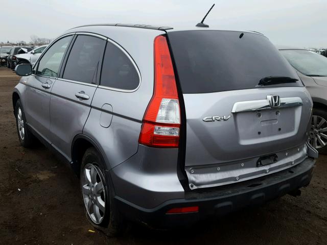 JHLRE48768C025256 - 2008 HONDA CR-V EXL SILVER photo 3