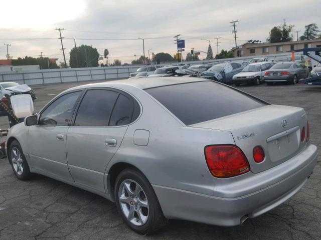 JT8BD69S520161448 - 2002 LEXUS GS 300 SILVER photo 3