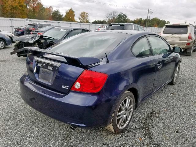 JTKDE177970144113 - 2007 TOYOTA SCION TC ლურჯი ფოტო 4