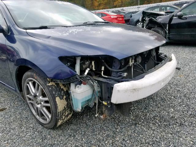 JTKDE177970144113 - 2007 TOYOTA SCION TC ლურჯი ფოტო 9