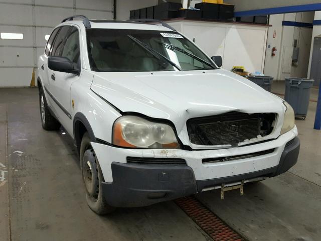 YV1CZ91H441054519 - 2004 VOLVO XC90 T6 WHITE photo 1