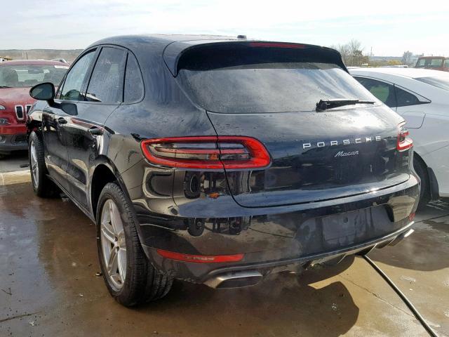 WP1AA2A50JLB07670 - 2018 PORSCHE MACAN BLACK photo 3