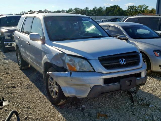 5FNYF18545B036354 - 2005 HONDA PILOT EXL SILVER photo 1