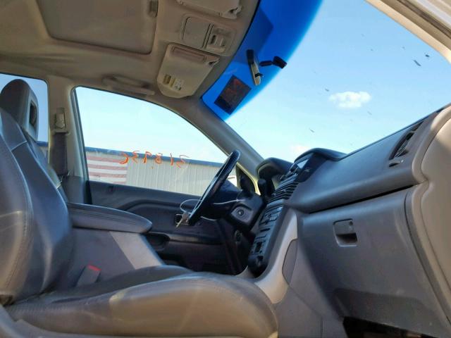 5FNYF18545B036354 - 2005 HONDA PILOT EXL SILVER photo 5