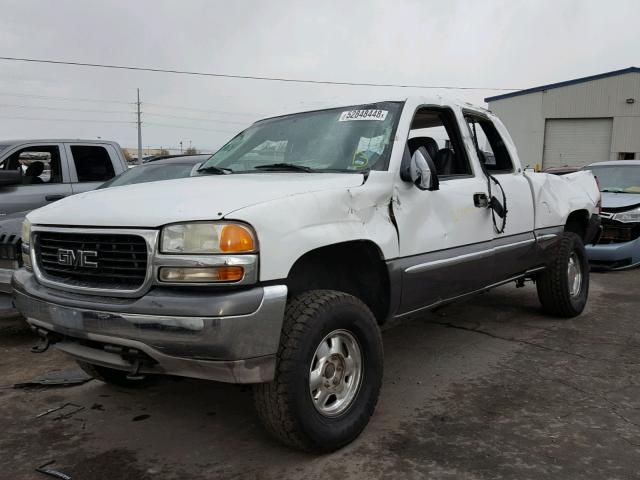 1GTEK19T1YE180087 - 2000 GMC NEW SIERRA WHITE photo 2