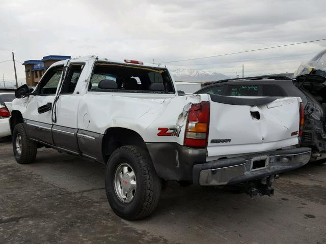 1GTEK19T1YE180087 - 2000 GMC NEW SIERRA WHITE photo 3