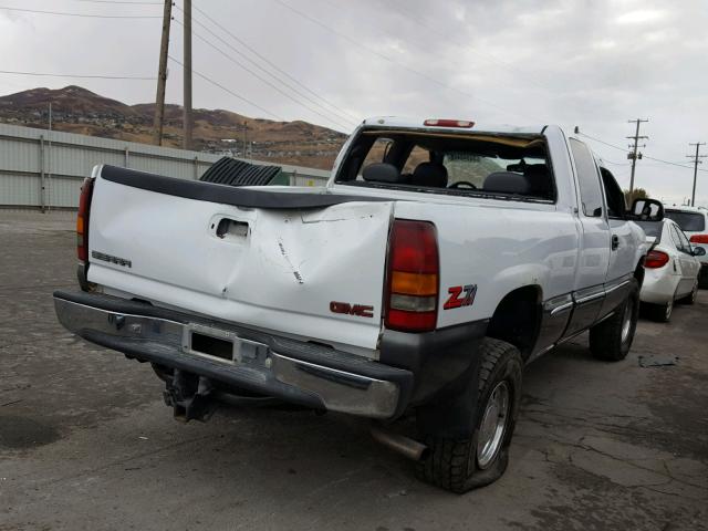 1GTEK19T1YE180087 - 2000 GMC NEW SIERRA WHITE photo 4