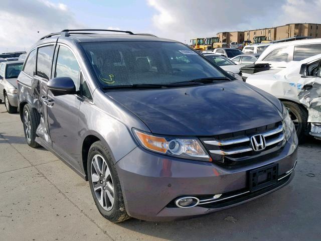 5FNRL5H93EB081356 - 2014 HONDA ODYSSEY TO GRAY photo 1