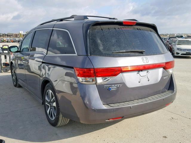 5FNRL5H93EB081356 - 2014 HONDA ODYSSEY TO GRAY photo 3