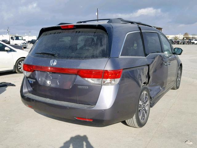 5FNRL5H93EB081356 - 2014 HONDA ODYSSEY TO GRAY photo 4