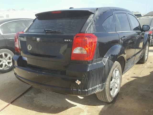 1B3HB48B77D337943 - 2007 DODGE CALIBER SX BLACK photo 4