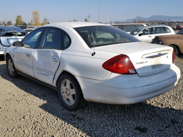 1FAFP56S8YG160485 - 2000 FORD TAURUS SEL WHITE photo 3