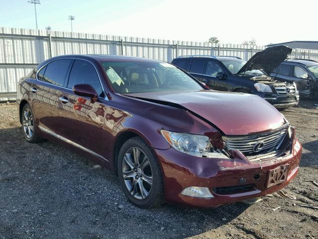 JTHGL46F685025796 - 2008 LEXUS LS 460L RED photo 1