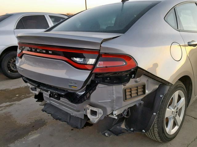 1C3CDFBA7GD694395 - 2016 DODGE DART SXT SILVER photo 10