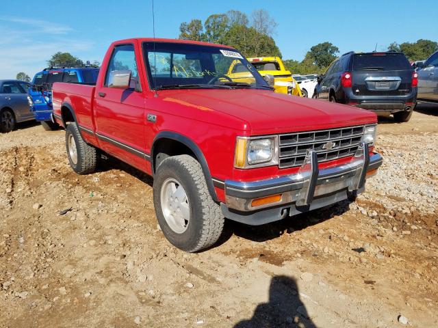 1GCCS14R6P8193353 - 1993 CHEVROLET S TRUCK S1 RED photo 1