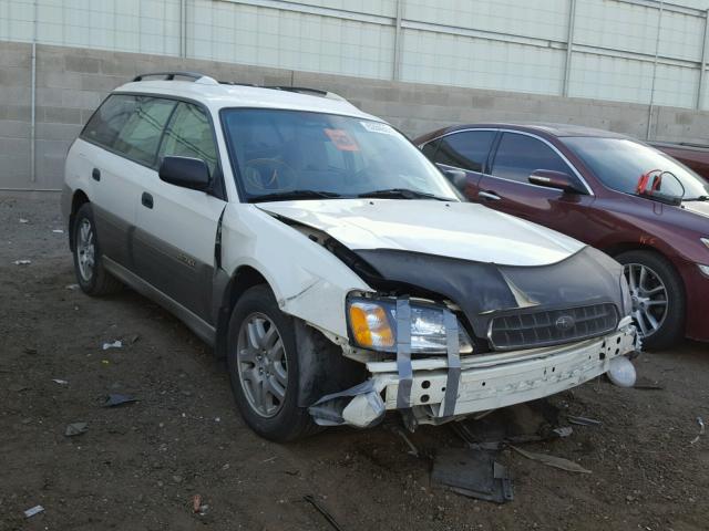 4S3BH675537658933 - 2003 SUBARU LEGACY OUT WHITE photo 1