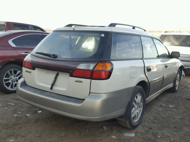 4S3BH675537658933 - 2003 SUBARU LEGACY OUT WHITE photo 4