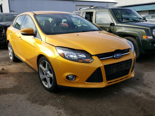 1FAHP3J2XCL148701 - 2012 FORD FOCUS TITA YELLOW photo 1