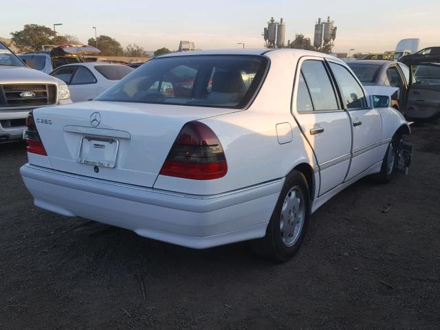 WDBHA29G6WA526534 - 1998 MERCEDES-BENZ C 280 WHITE photo 4