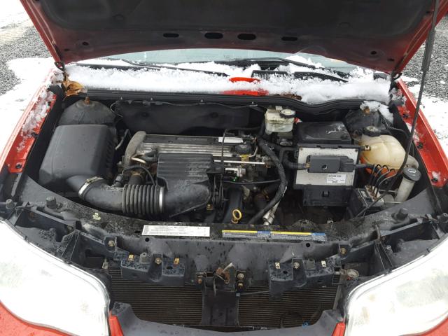 1G8AV12F84Z142220 - 2004 SATURN ION LEVEL RED photo 7